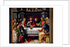 The Last Supper, central panel from the Eucharist Triptych, 1515 by French School