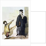 An Unsatisfied Client by Honore Daumier