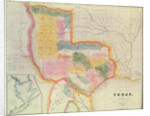 Map of the state of Texas, 1835 by David Burr