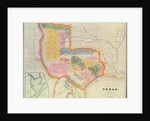 Map of the state of Texas, 1835 by David Burr