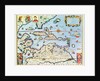 Map of the Caribbean islands and the American state of Florida by Theodor de Bry