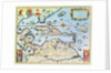 Map of the Caribbean islands and the American state of Florida by Theodor de Bry
