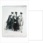 A Dispute Outside the Courtroom by Honore Daumier