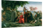 The First Landing of Christopher Columbus in America, 1862 by Dioscoro Teofilo Puebla Tolin
