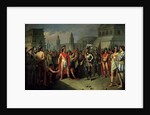 The Imprisonment of Guatimocin by the Troops of Hernan Cortes, 1856 by Carlos Maria Esquivel