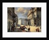 Front of La Scala Theatre, 1852 by Angelo Inganni