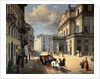 Front of La Scala Theatre, 1852 by Angelo Inganni