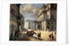 Front of La Scala Theatre, 1852 by Angelo Inganni