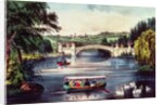 Central Park - The Bridge by N. and Ives J.M. Currier
