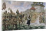 The Arrival of Roger de Flor in Constantinople in 1303 with 8000 'Almogavares' serving the Byzantine Emperor in Battle against the Turks, 1888 by Jose Moreno Carbonero