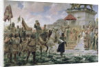 The Arrival of Roger de Flor in Constantinople in 1303 with 8000 'Almogavares' serving the Byzantine Emperor in Battle against the Turks, 1888 by Jose Moreno Carbonero