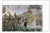 The Arrival of Roger de Flor in Constantinople in 1303 with 8000 'Almogavares' serving the Byzantine Emperor in Battle against the Turks, 1888 by Jose Moreno Carbonero