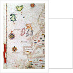 The British Isles, Iberia and Northwest Africa, detail from a world atlas, 1565 by Diego Homem