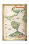 The Americas, detail from world atlas, 1565 by Diego Homem