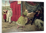 Scene from the opera 'Pagliacci' by Ruggiero Leoncavallo by French School