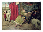 Scene from the opera 'Pagliacci' by Ruggiero Leoncavallo by French School