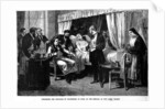 Performing the Transfusion of Blood at the Pitie-Salpetriere Hospital, 1874 by American School