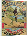 Advert for the Columbia Bicycle by The Pope MFG Co., Boston by American School