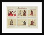 Six scenes relating to the opera 'Tannhauser' by Richard Wagner by German School