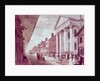 High street with the first Presbyterian Church, Philadelphia, 1799 by American School