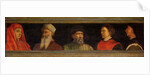 Portraits of Giotto Uccello, Donatello Manetti and Brunelleschi by Paolo (attr. to) Uccello