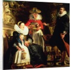 The Artist and His Family in a Garden, c.1620-22 by Jacob Jordaens