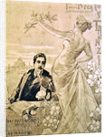 Commemorative Postcard of the first performance of the opera 'Tosca', by Giacomo Puccini 1900 by Anonymous