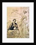 Commemorative Postcard of the first performance of the opera 'Tosca', by Giacomo Puccini 1900 by Anonymous
