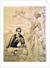 Commemorative Postcard of the first performance of the opera 'Tosca', by Giacomo Puccini 1900 by Anonymous