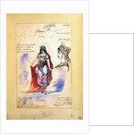 Costume designs for the role of Phrine in the opera 'Faust', by Charles Gounod 1882 by Grigoriev Grigoriev