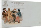 Commemorative Postcard of the opera La Boheme by Italian School