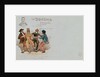 Commemorative Postcard of the opera La Boheme by Italian School