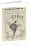 Front page of 'Le Journal Amusant', with a caricature of Don Carlos by Arjou Henri & Lafosse G Darfou