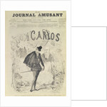 Front page of 'Le Journal Amusant', with a caricature of Don Carlos by Arjou Henri & Lafosse G Darfou