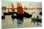 Evening Light at the Port of Camaret, 1892 by Charles Cottet