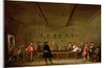 A Game of Billiards, c.1720-26 by Jean-Baptiste Simeon Chardin