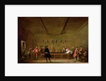 A Game of Billiards, c.1720-26 by Jean-Baptiste Simeon Chardin
