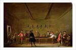A Game of Billiards, c.1720-26 by Jean-Baptiste Simeon Chardin