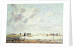 Low Tide at Etaples, 1886 by Eugene Louis Boudin