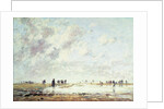 Low Tide at Etaples, 1886 by Eugene Louis Boudin