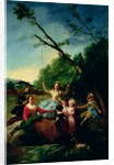 The Swing by Francisco Jose de Goya y Lucientes