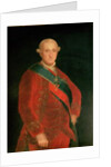 Charles IV by Francisco Jose de Goya y Lucientes
