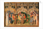 Scene from the Life of St. Francis from the Life of the Virgin and St. Francis Altarpiece by Nicolas Frances