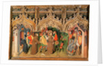 Scene from the Life of St. Francis from the Life of the Virgin and St. Francis Altarpiece by Nicolas Frances