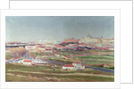 Pradera de San Isidro and Palacio Real beyond, Madrid by Aureliano de Beruete