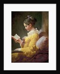 Young Girl Reading, c.1770 by Jean-Honore Fragonard