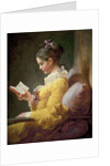 Young Girl Reading, c.1770 by Jean-Honore Fragonard