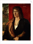 Portrait of Oswolt Krel, 1499 by Albrecht Dürer or Duerer