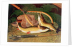 Still Life with a Salmon Trout, a Rod and a Net by Thomas Sedgwick Steele