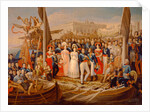 Ferdinand VII Disembarking in the Port of Santa Maria, 19th century by Jose Aparicio